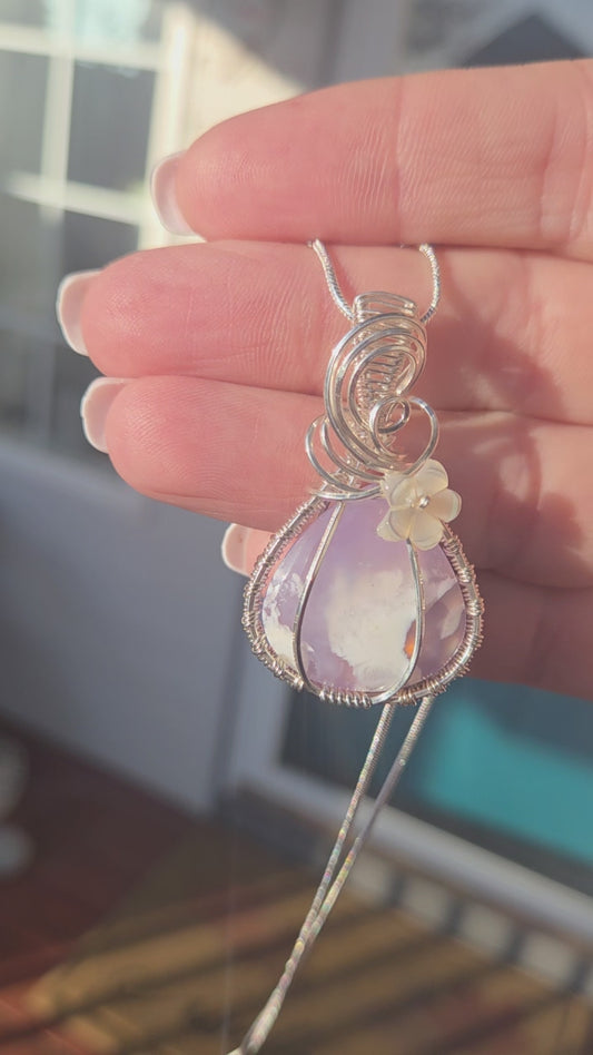 Plume Aura sky agate